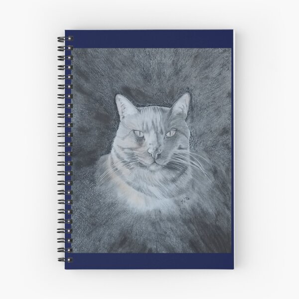 Item preview, Gatto con cornice blu scuro  designed and sold by su74lab.