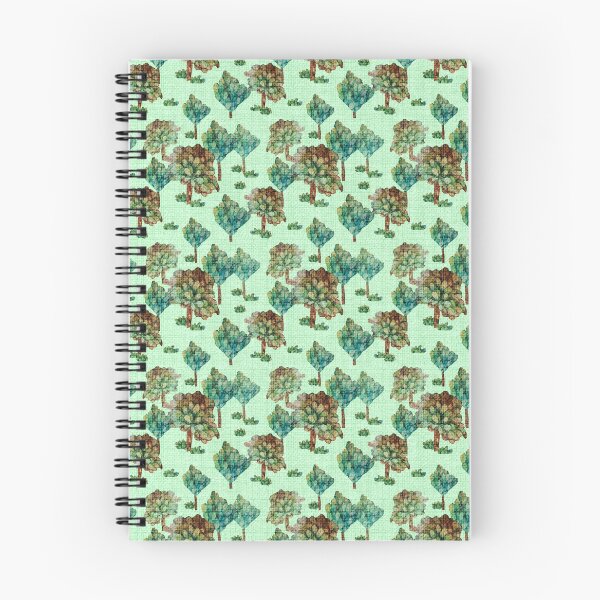 Item preview, Watercolor Forest Tree Seamless Pattern designed and sold by thanratdesign.