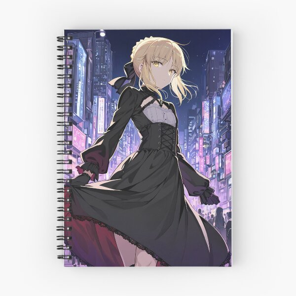 Item preview, Saber Alter Fate Stay Night Anime Girl Neon Streets designed and sold by Tokyonomad.