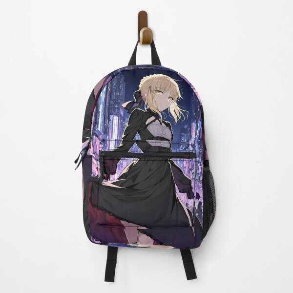 Item preview, Saber Alter Fate Stay Night Anime Girl Neon Streets designed and sold by Tokyonomad.