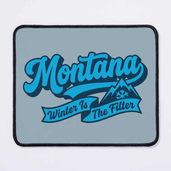 Item preview, Montana Retro Script Winter Is The Filter 3D Vintage Lettering designed and sold by Cozy-Old-Pub.