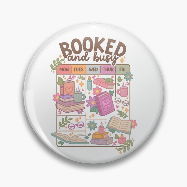 Item preview, Booked and Busy designed and sold by SlayPOPShop.