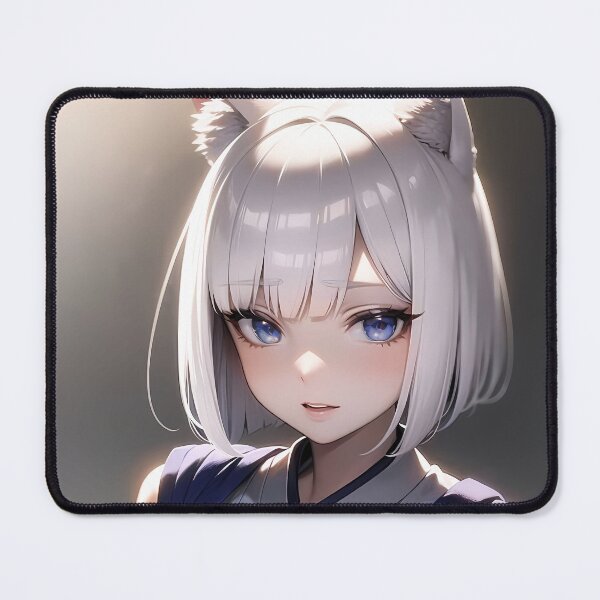 Item preview, Kaga Azur Lane Soft Glow Fox Ears Portrait designed and sold by Tokyonomad.