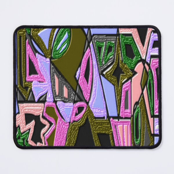 Item preview, signal distortion blend colorful geometric abstract design designed and sold by SmashingDeals.