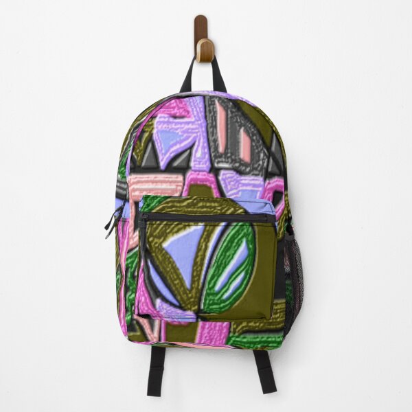 Item preview, signal distortion blend colorful geometric abstract design designed and sold by SmashingDeals.
