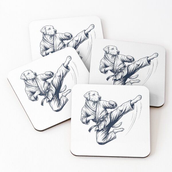 Item preview, Vintage Labrador Retriever Doing Karate Martial Art Dog Lover designed and sold by TerryConnells.