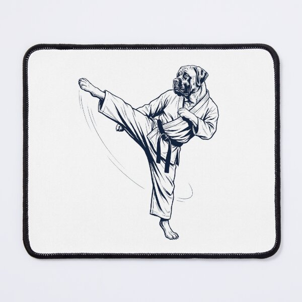 Item preview, Vintage Mastiff Doing Karate Martial Art Dog Lover designed and sold by TerryConnells.