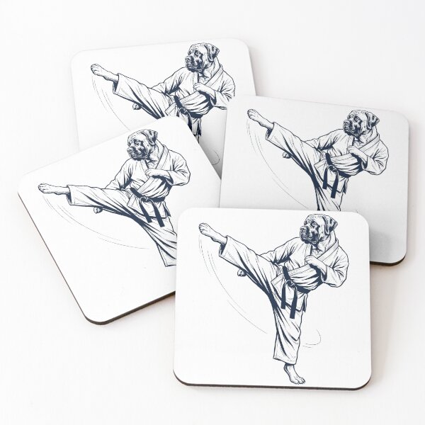 Item preview, Vintage Mastiff Doing Karate Martial Art Dog Lover designed and sold by TerryConnells.