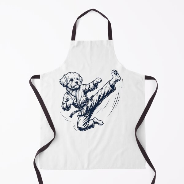 Item preview, Vintage Maltese Doing Karate Martial Art Dog Lover designed and sold by TerryConnells.