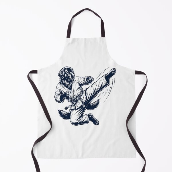 Item preview, Vintage Newfoundland Doing Karate Martial Art Dog Lover designed and sold by TerryConnells.