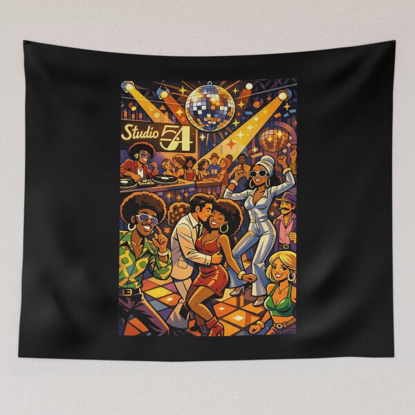 Item preview, 70S Funk Black Party At Studio 54 Scene New York designed and sold by GEEOFF.