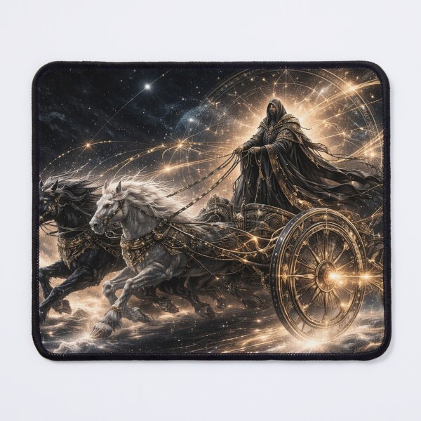 Item preview, Celestial Chariot of Kilon – Guardian of Universal Balance designed and sold by KINSPIREWOLFBAT.