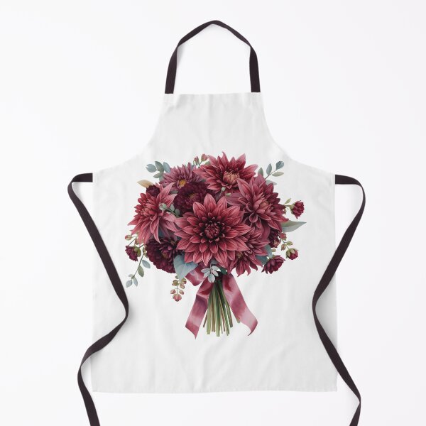 Item preview, Bouquet of burgundy dahlias designed and sold by uunaa.