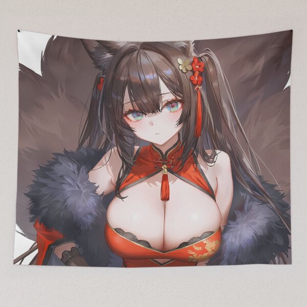 Item preview, Akagi Azur Lane Portrait Crimson Nine Tails Focus designed and sold by Tokyonomad.