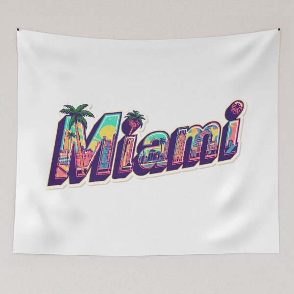 Item preview, Vintage Miami Beach Vaporwave Aesthetic designed and sold by RDproject.