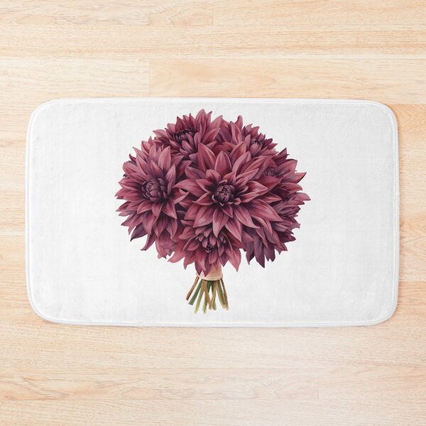 Item preview, Bouquet of burgundy dahlias designed and sold by uunaa.