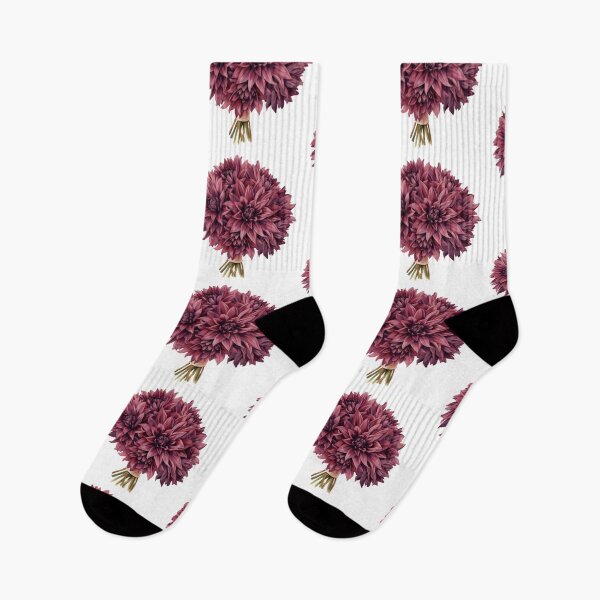 Item preview, Bouquet of burgundy dahlias designed and sold by uunaa.