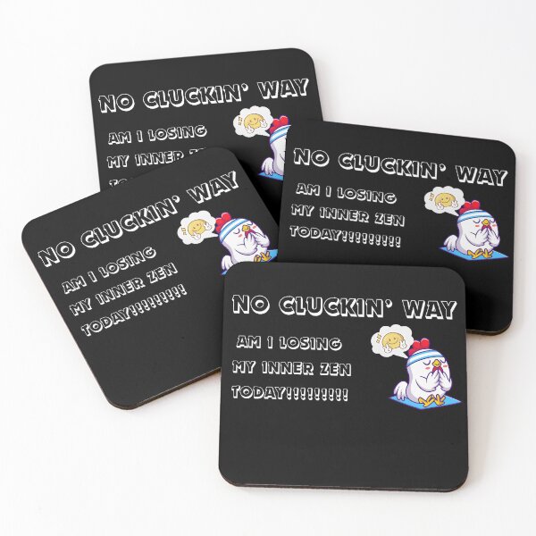 Item preview, No Clucking Way Funny Chicken Yoga Zen Meme designed and sold by Imemewell.