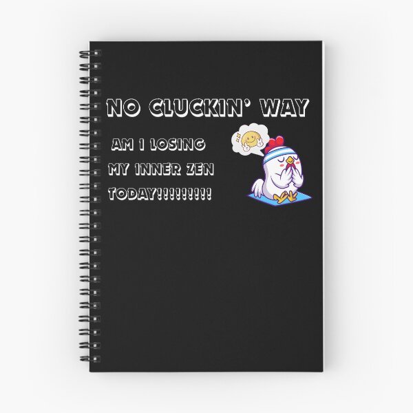 Item preview, No Clucking Way Funny Chicken Yoga Zen Meme designed and sold by Imemewell.