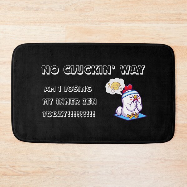 Item preview, No Clucking Way Funny Chicken Yoga Zen Meme designed and sold by Imemewell.