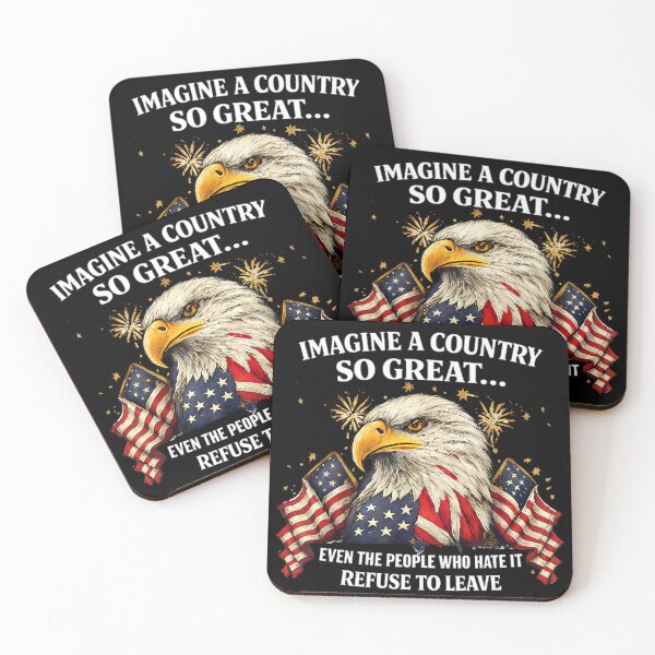 Item preview, imagine a country so great patriotic flag quote designed and sold by 3INEKMIZAN.