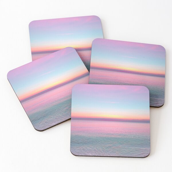Item preview, Serene Pink Sunset over Ocean designed and sold by mauroroberto.