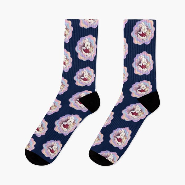 Item preview, The white rabbit travels through time. designed and sold by FluffyGallery.
