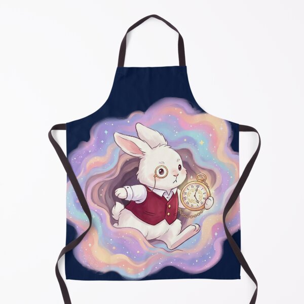 Item preview, The white rabbit travels through time. designed and sold by FluffyGallery.