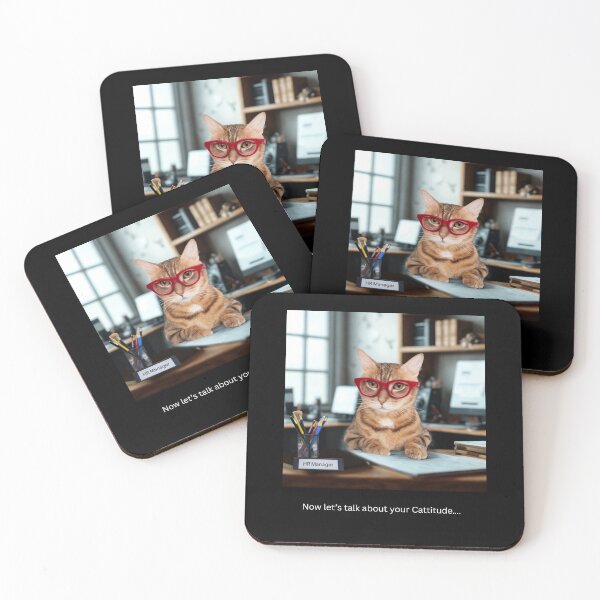 Item preview, Now let’s talk about your Cattitude designed and sold by ParkandPress.