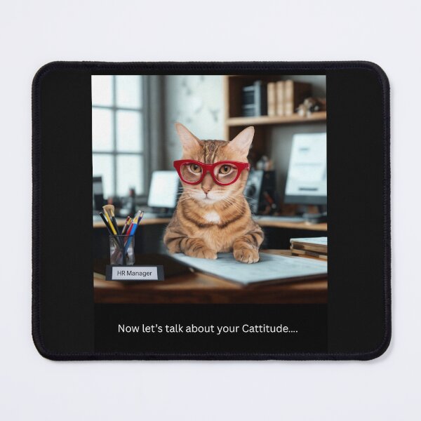 Item preview, Now let’s talk about your Cattitude designed and sold by ParkandPress.