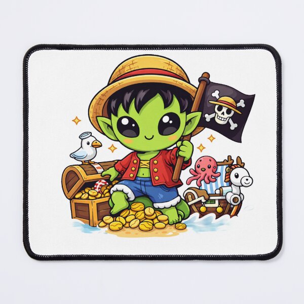 Item preview, Cute Pirate Alien | Kawaii Treasure Adventure designed and sold by fedetrev.