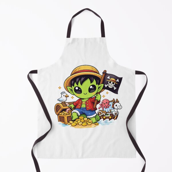 Item preview, Cute Pirate Alien | Kawaii Treasure Adventure designed and sold by fedetrev.