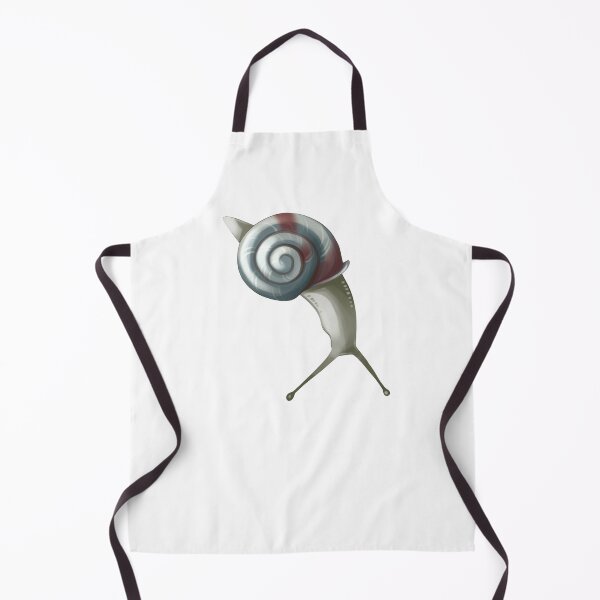 Item preview, Snail with a spiral shell walks slowly in a garden on a sunny day, exploring the plants and soil designed and sold by Ms. Iryna.