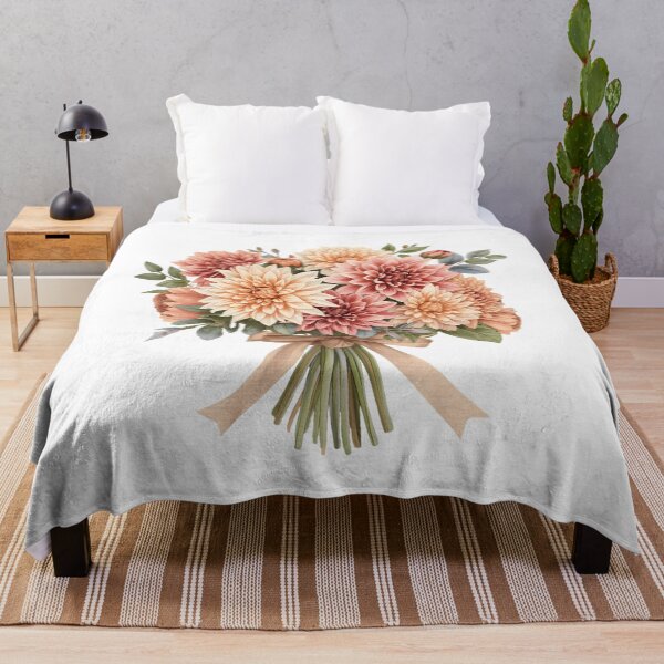 Item preview, Bouquet of pink dahlias. designed and sold by uunaa.