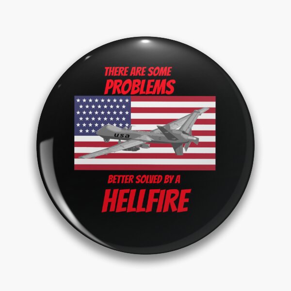 Item preview, There Are Some Problems Better Solved By A Hellfire Drone Design designed and sold by Emberglowo.