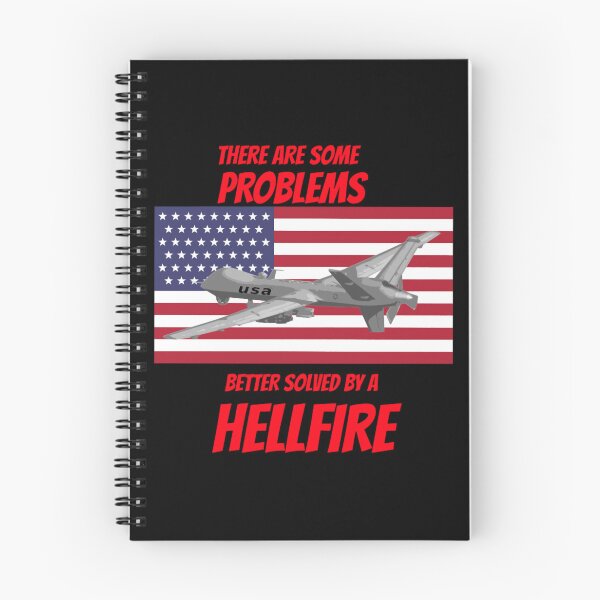 Item preview, There Are Some Problems Better Solved By A Hellfire Drone Design designed and sold by Emberglowo.