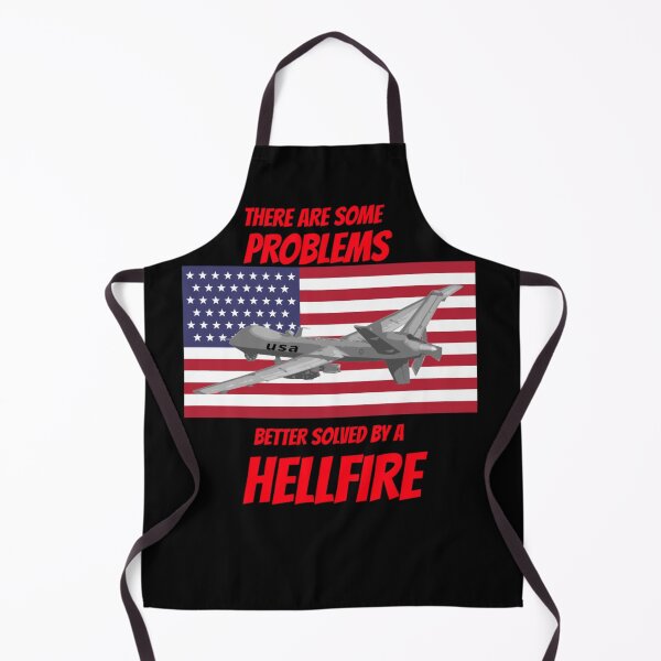 Item preview, There Are Some Problems Better Solved By A Hellfire Drone Design designed and sold by Emberglowo.