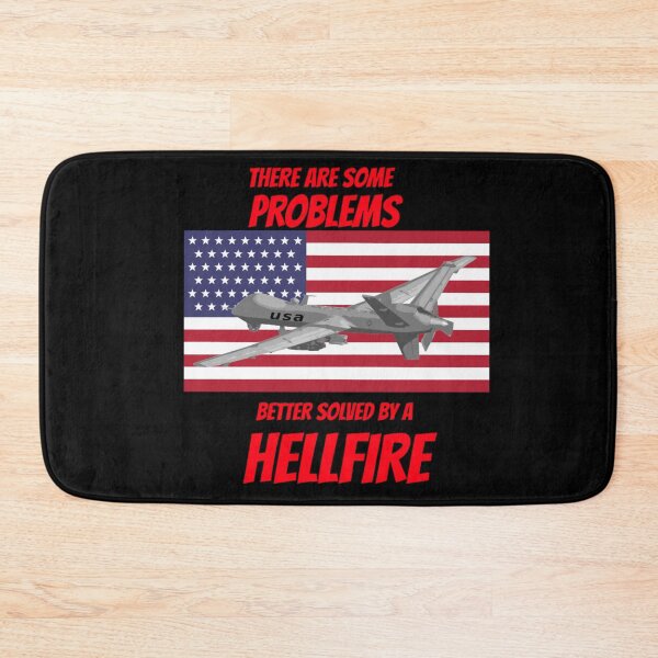 Item preview, There Are Some Problems Better Solved By A Hellfire Drone Design designed and sold by Emberglowo.