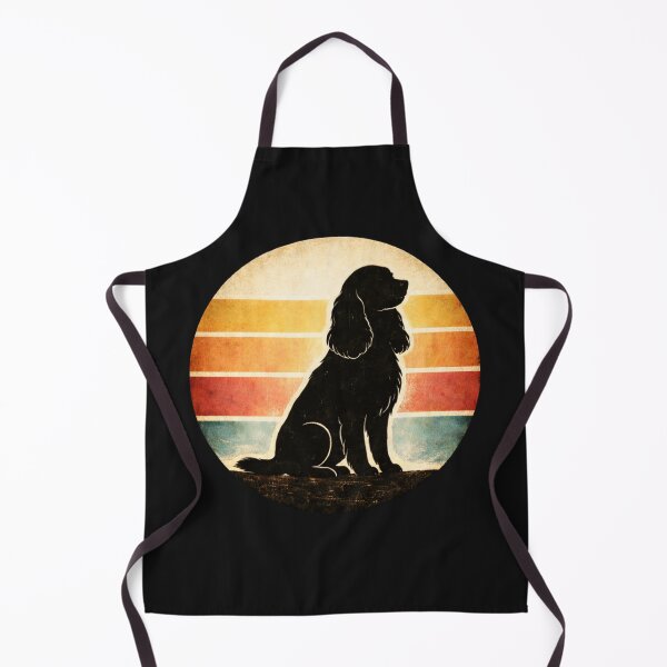 Item preview, Spaniel Vintage Sunset Silhouette T-Shirt, Gentle Dog Lover Gift, Cocker Spaniel Graphic Tee, Retro Minimalist Pet Design designed and sold by ZEBBEDE - Minimal Streetwear .