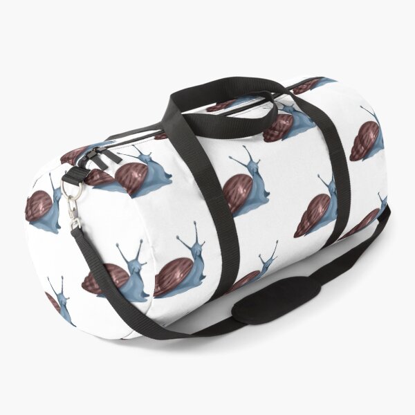 Item preview, Snail crawls on a white background with a large shell and visible tentacles during the daytime designed and sold by Ms. Iryna.