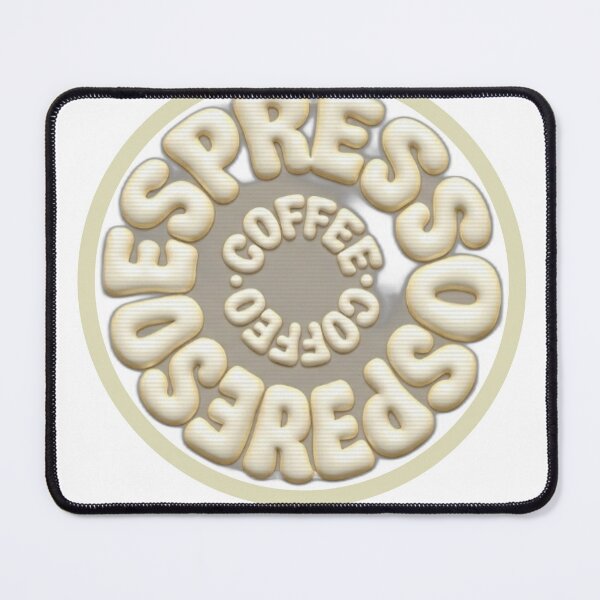 Item preview, Groovy Coffee Typography - Puffy Lettering designed and sold by Clintora.