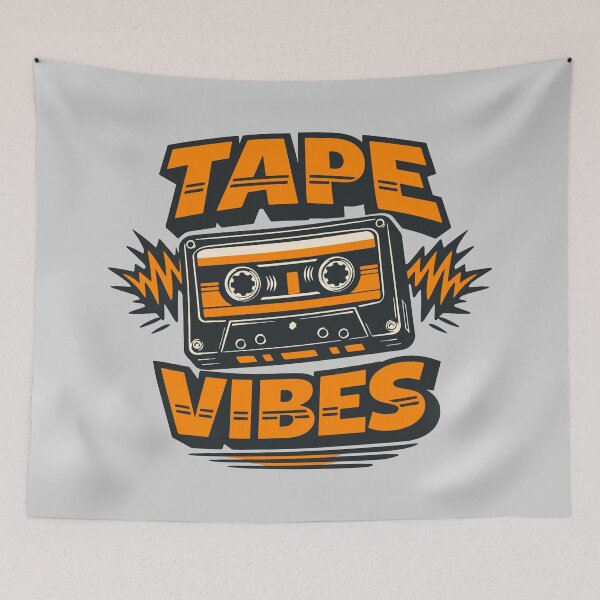 Item preview, Tape Vibes Retro Cassette designed and sold by SnappyPNG.