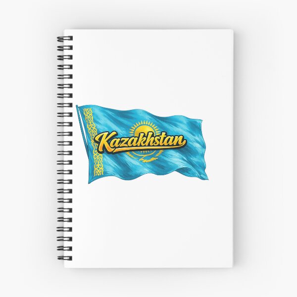 Item preview, Kazakhstan Flag Waving Design – Kazakh National Pride Graphic, Central Asia Heritage Artwork, Patriotic Country Gift designed and sold by GarnerSupplyCo.