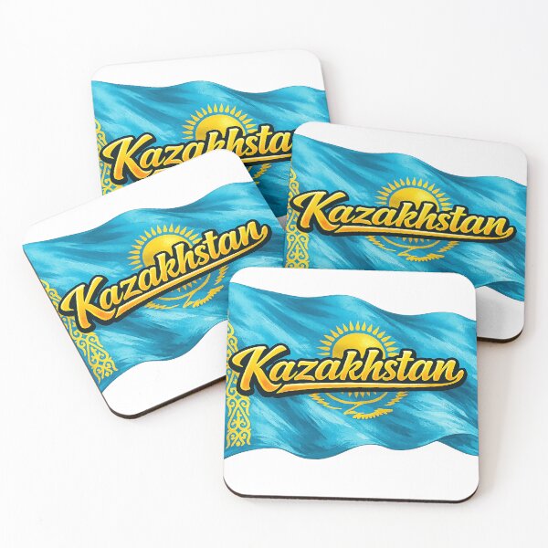 Item preview, Kazakhstan Flag Waving Design – Kazakh National Pride Graphic, Central Asia Heritage Artwork, Patriotic Country Gift designed and sold by GarnerSupplyCo.