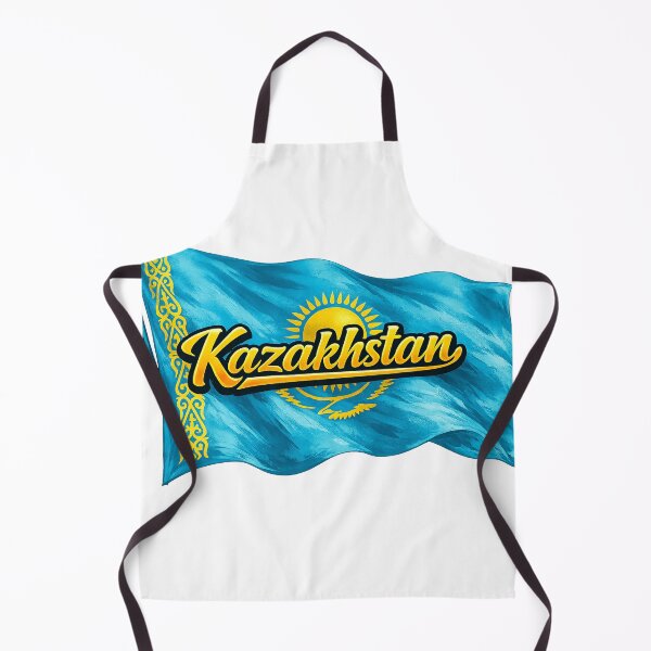 Item preview, Kazakhstan Flag Waving Design – Kazakh National Pride Graphic, Central Asia Heritage Artwork, Patriotic Country Gift designed and sold by GarnerSupplyCo.
