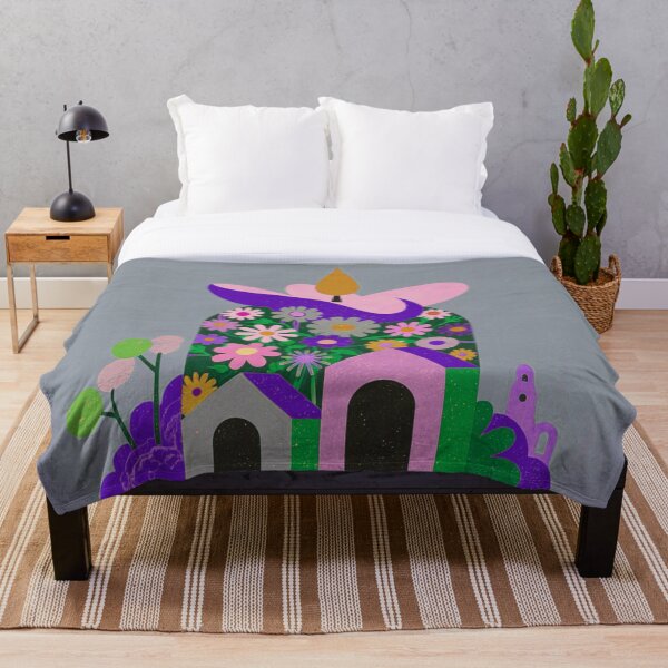 Aperçu de l'œuvre Jardin violet de la serre florale créée et vendue par joycrysstudio.
