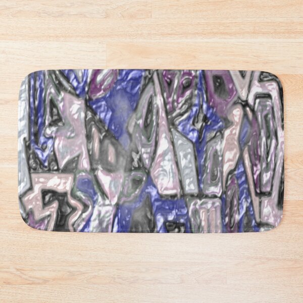 Item preview, signal distortion wrinkled varnish colorful geometric abstract design designed and sold by SmashingDeals.