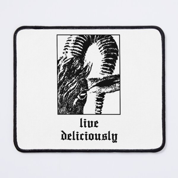 Item preview, live deliciously (black text) designed and sold by SlurmzMcKenzie.
