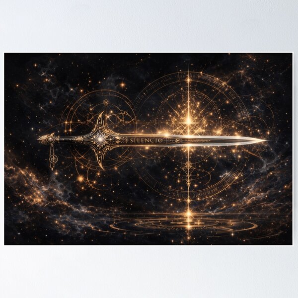 Item preview, SILENCE – The Sword of Balance designed and sold by KINSPIREWOLFBAT.