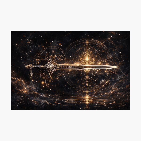 Item preview, SILENCE – The Sword of Balance designed and sold by KINSPIREWOLFBAT.